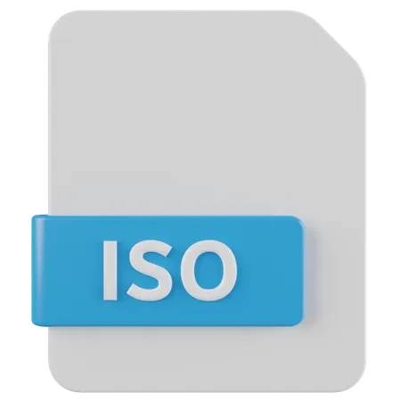 Archivo ISO  3D Icon