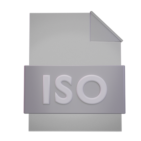 Archivo ISO  3D Icon