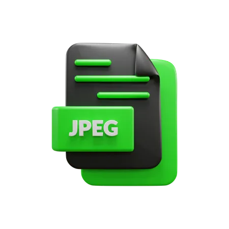 Archivo jpeg  3D Icon