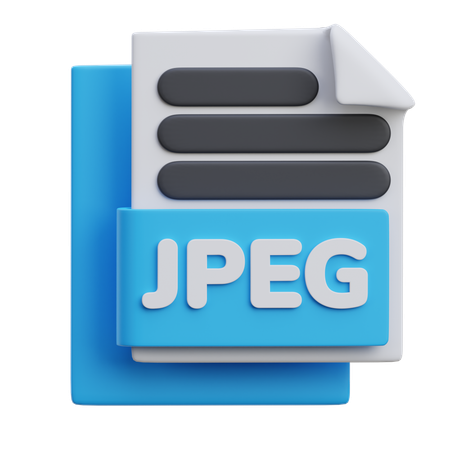 Archivo jpeg  3D Icon