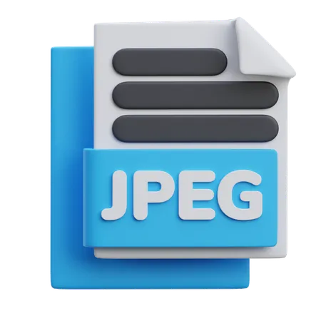 Archivo jpeg  3D Icon