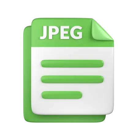 Archivo jpeg  3D Icon