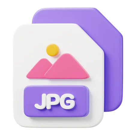 Archivo jpg  3D Icon