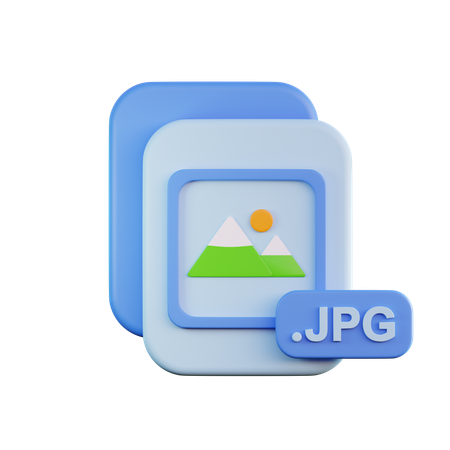 Archivo jpg  3D Icon