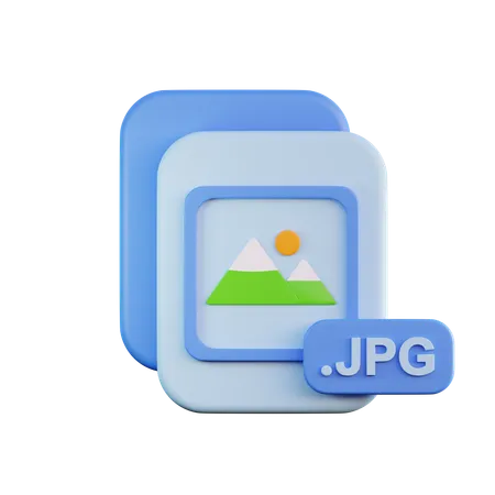 Archivo jpg  3D Icon