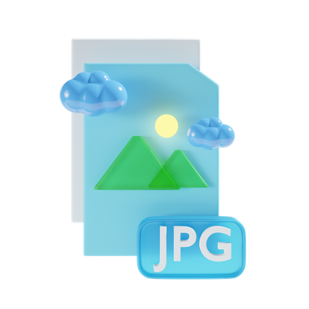 Archivo jpg  3D Icon