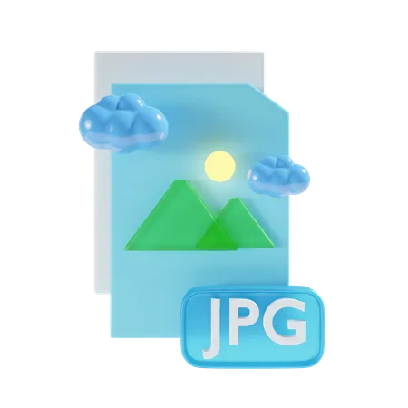 Archivo jpg  3D Icon