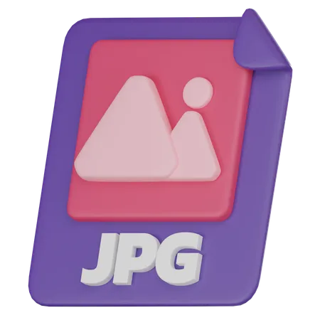 Archivo jpg  3D Icon