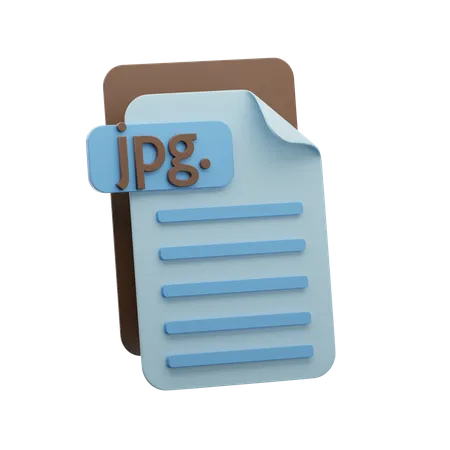 Archivo jpg  3D Icon