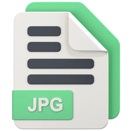 Archivo jpg  3D Icon