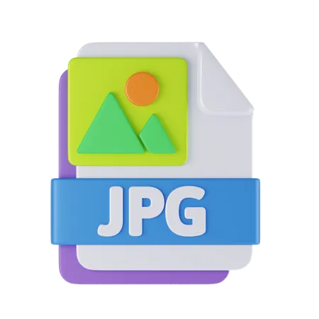 Archivo jpg  3D Icon