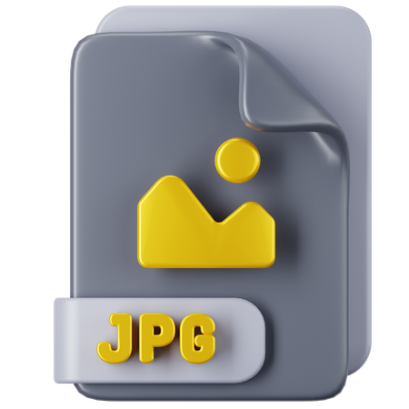 Archivo jpg  3D Icon