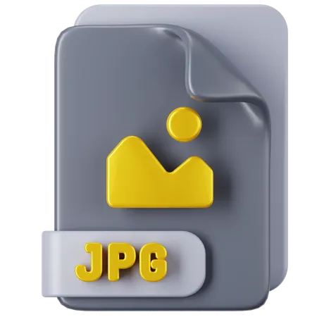 Archivo jpg  3D Icon