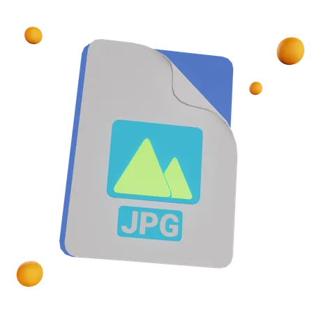 Archivo jpg  3D Icon