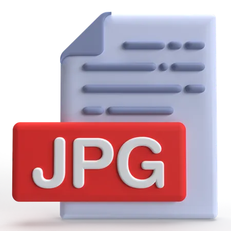 Archivo jpg  3D Icon