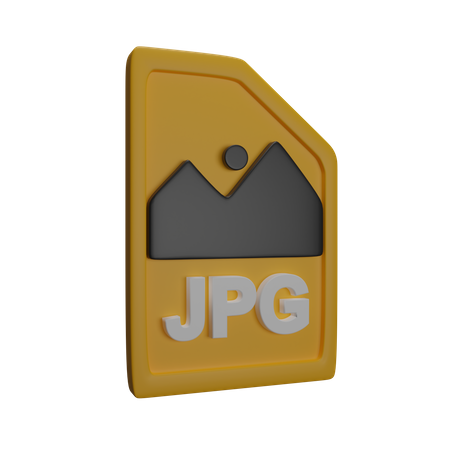 Archivo jpg  3D Icon