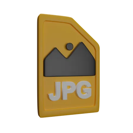 Archivo jpg  3D Icon