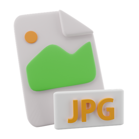 Archivo jpg  3D Icon