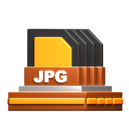 Archivo jpg  3D Icon