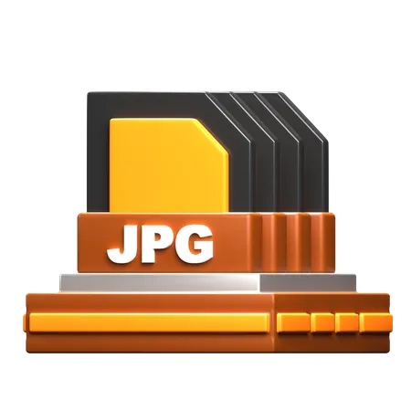 Archivo jpg  3D Icon