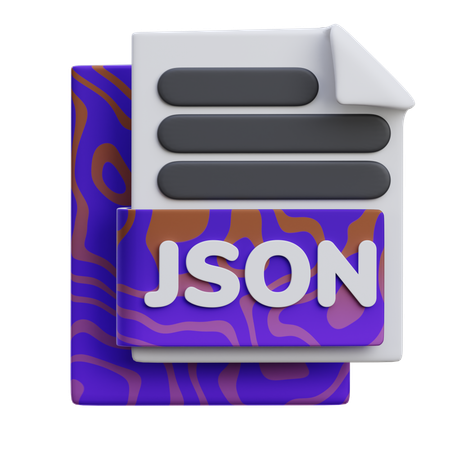 Archivo json  3D Icon