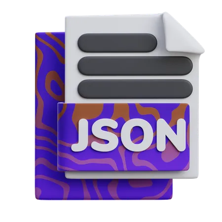 Archivo json  3D Icon