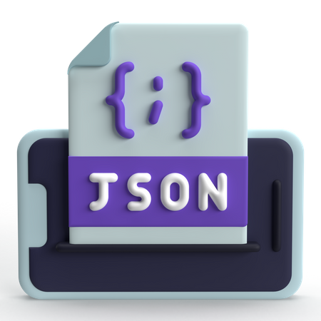 Archivo json  3D Icon