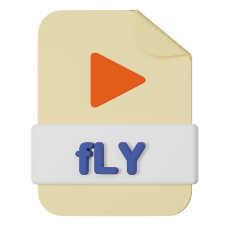 Archivo volador  3D Icon