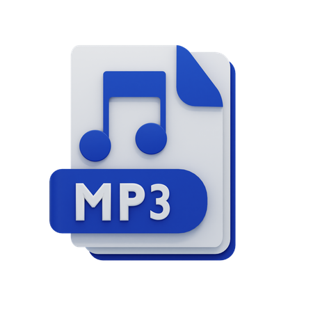 Archivo mp3  3D Icon