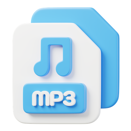 Archivo mp3  3D Icon