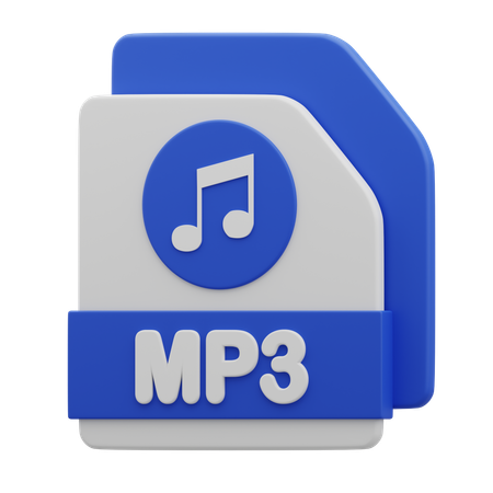 Archivo mp3  3D Icon