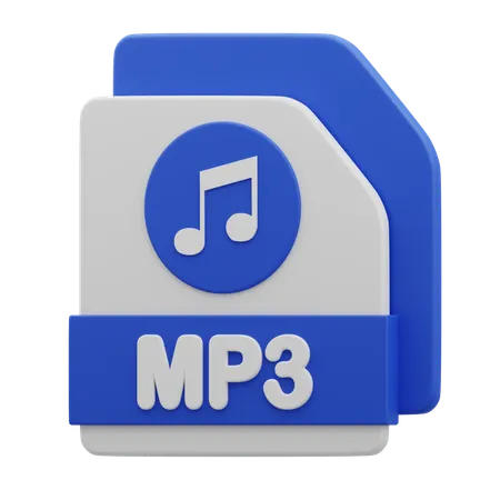 Archivo mp3  3D Icon