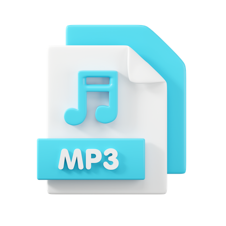Archivo mp3  3D Icon