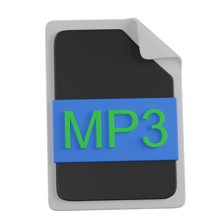 Archivo mp3  3D Icon