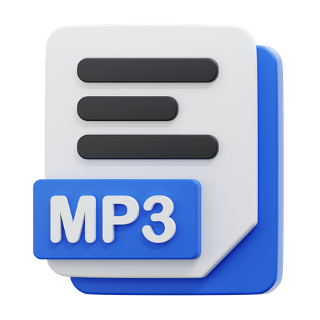 Archivo mp3  3D Icon