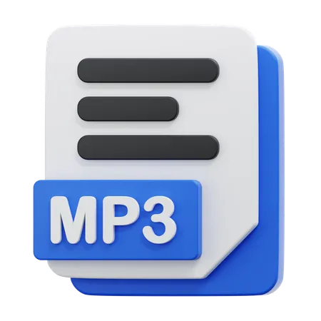 Archivo mp3  3D Icon