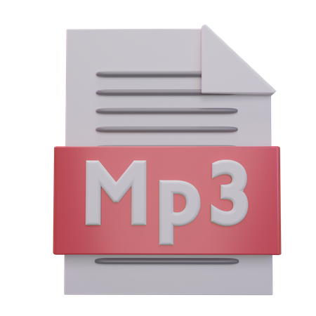 Archivo mp3  3D Icon