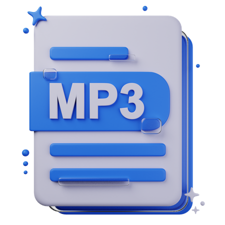 Archivo mp3  3D Icon