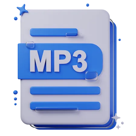 Archivo mp3  3D Icon