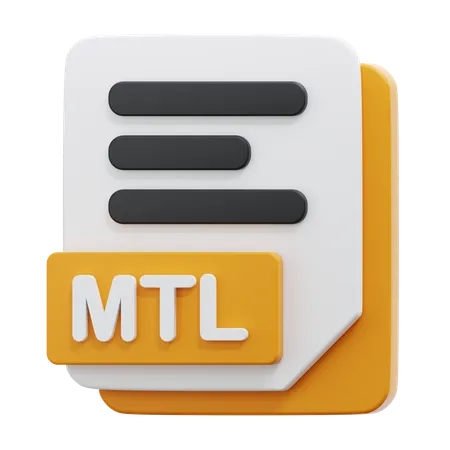 Archivo mtl  3D Icon