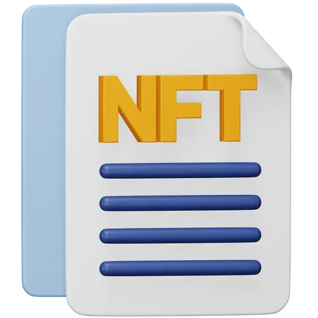Archivo nft  3D Icon