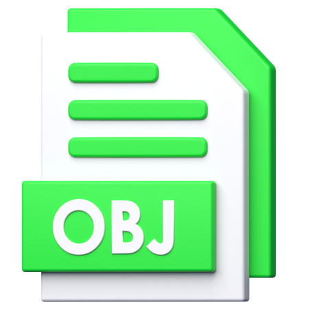 Archivo obj  3D Icon