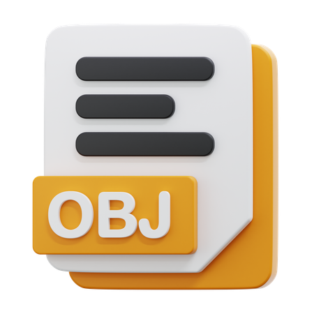 Archivo obj  3D Icon