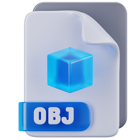 Archivo obj  3D Icon