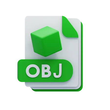 Archivo obj  3D Icon