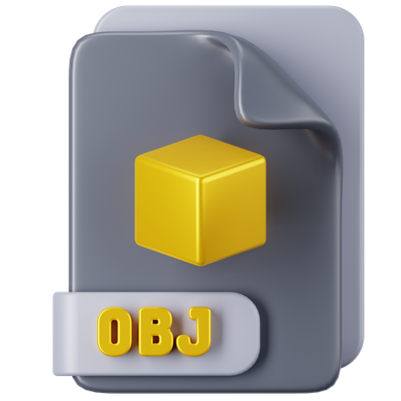 Archivo obj  3D Icon