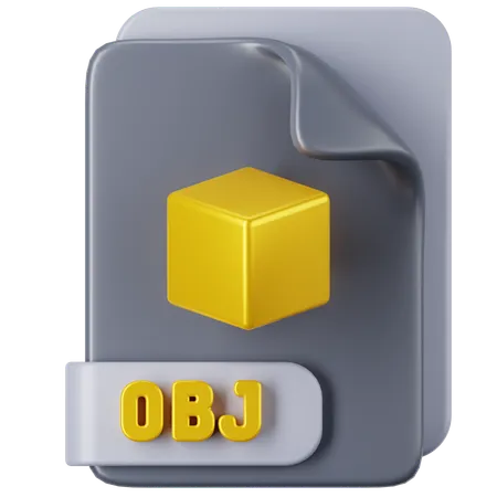 Archivo obj  3D Icon