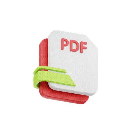 Archivo PDF  3D Icon