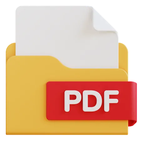 Archivo PDF  3D Icon