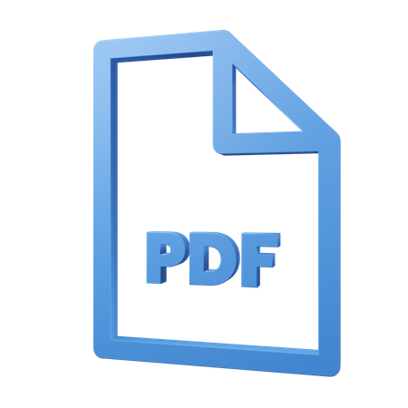 Archivo PDF  3D Icon